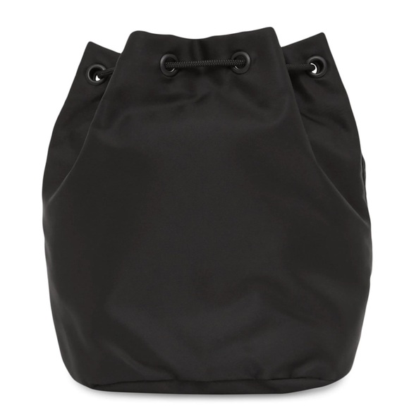 Burberry Logo-Print ECONYL drawstring pouch Bag-Black - Picture 8 of 10